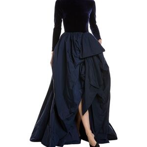 Elegant Navy Blue Women's Skirt